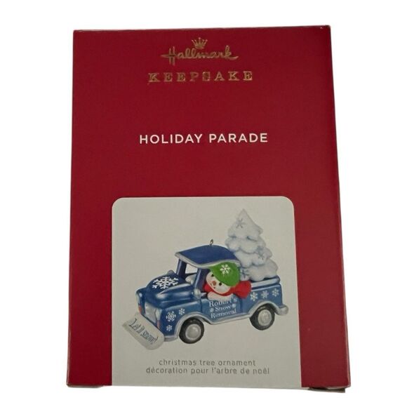 Hallmark Keepsake  'Holiday Parade' Ornament 2021 - 3rd in Series Truck - Picture 1 of 3